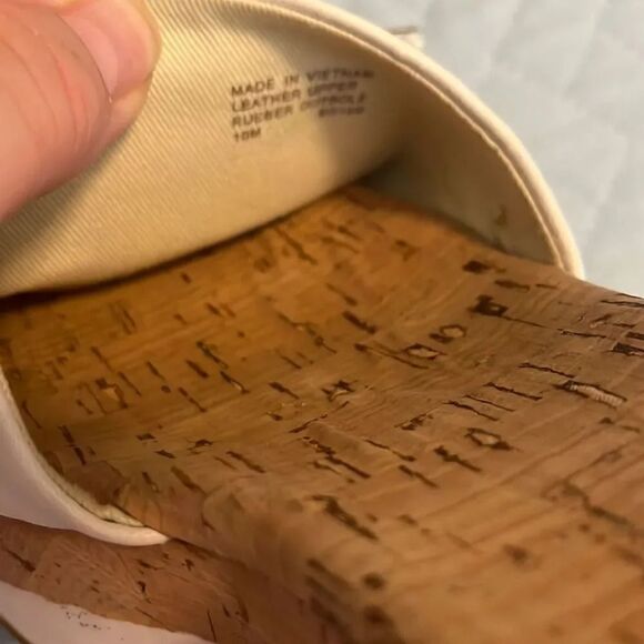 Micheal Kors White slip ons Size 10 - Picture 6 of 6